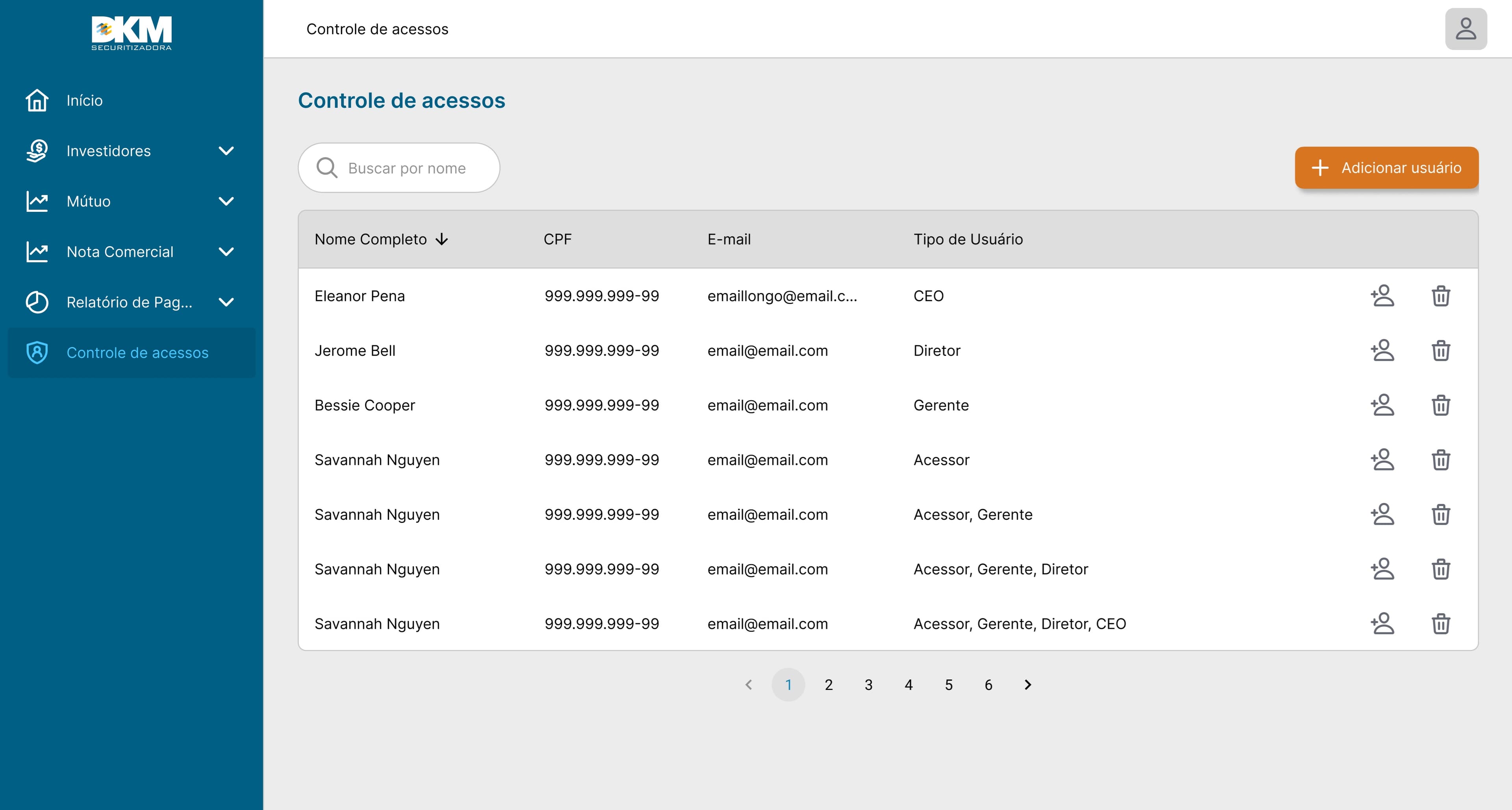 Preview of DKM website & web systems